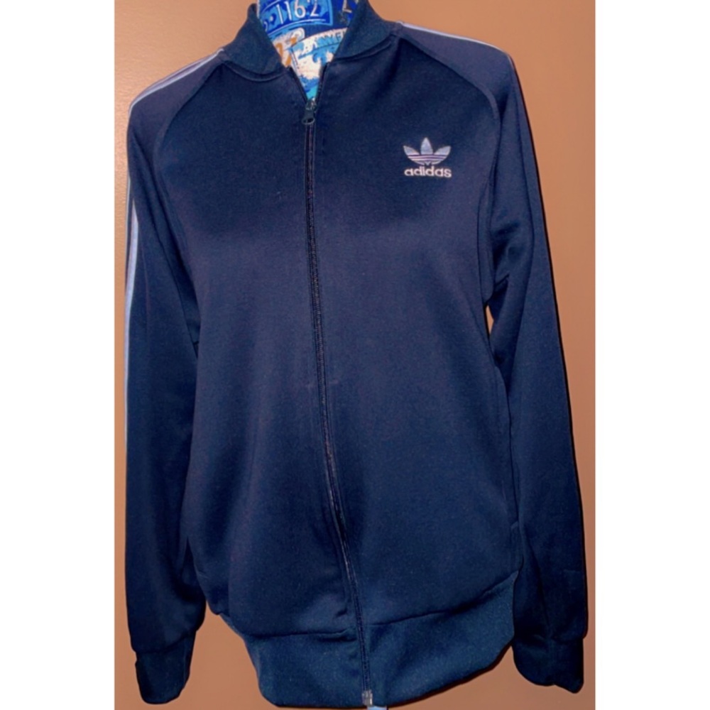 Adidas Original Trefoil 3 Stripes Zip Up Jacket